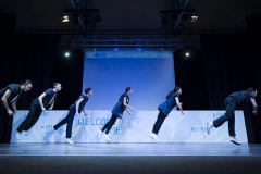 Theateraufführung in der Aula des Rosa-Luxemburg-Gymnasiums in Berlin Pankow